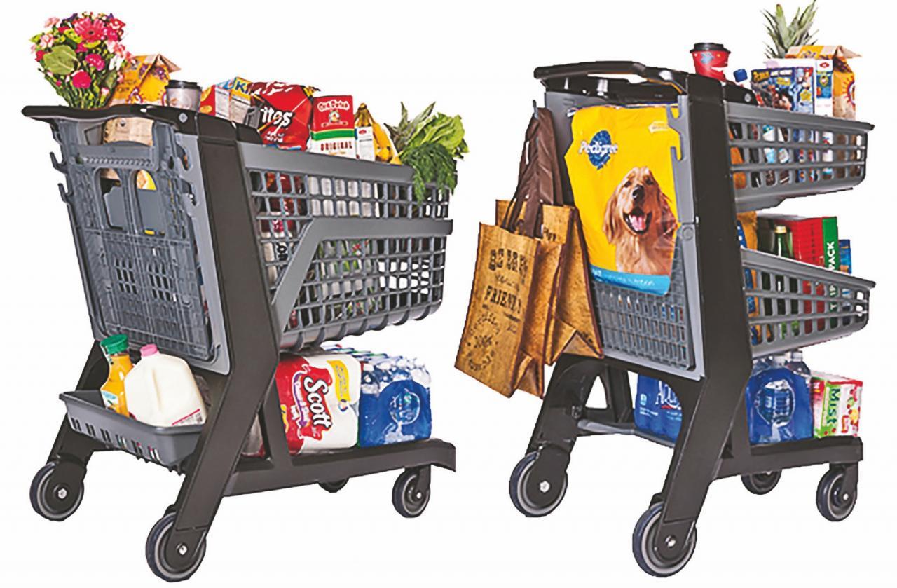 Bemis develops line of all-plastic shopping carts
