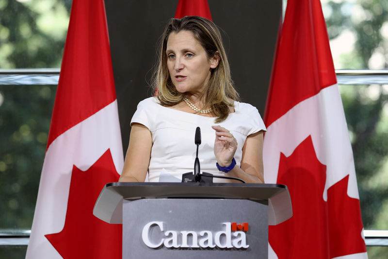 Canada's Freeland says U.S. NAFTA talks still constructive, productive