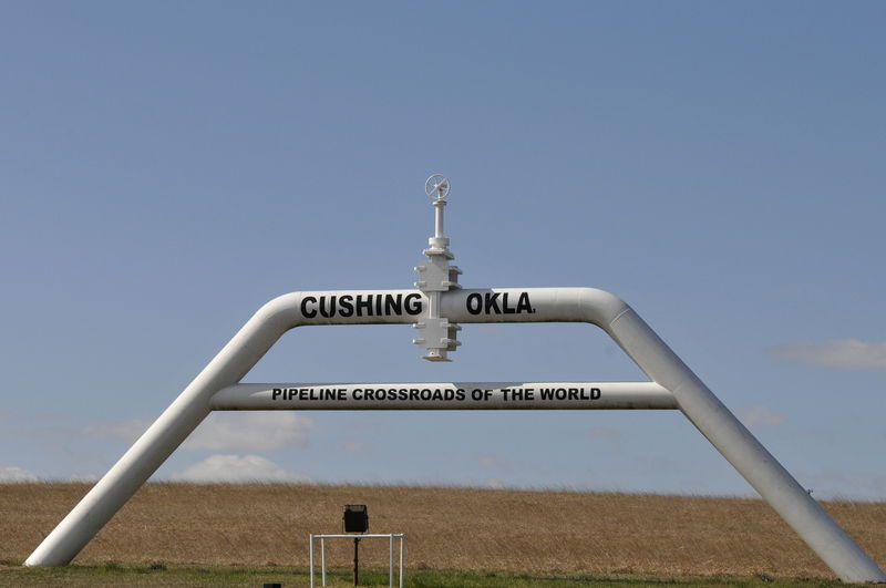 Crude stockpiles at Cushing climb to highest in over a year: EIA