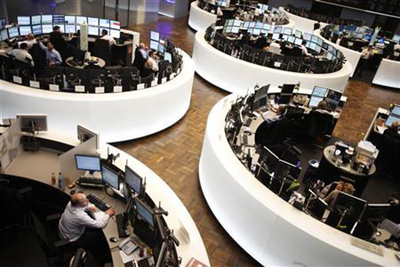 European shares close sharply lower on China concerns