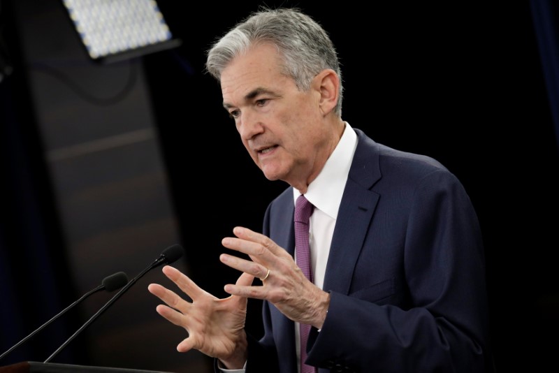 Fed's Powell says jobs market not too tight, repeats case for gradual rate hikes