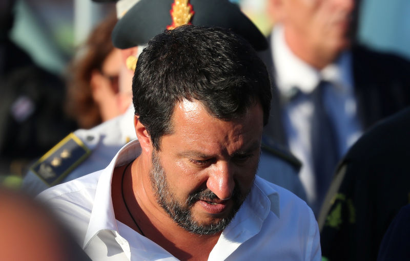 Italy's Salvini says government will stand up against market attacks