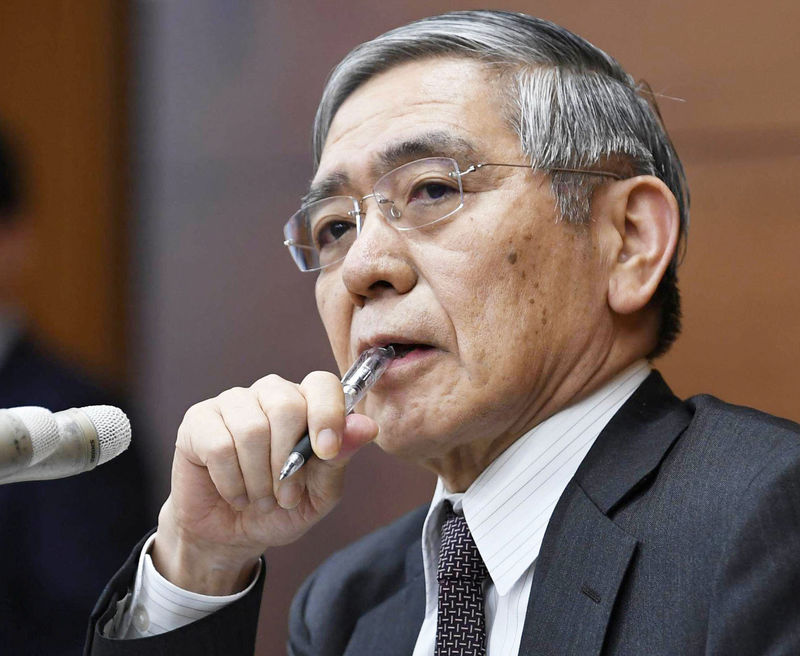 Kuroda says BOJ will mull easing if economy loses momentum: Asahi