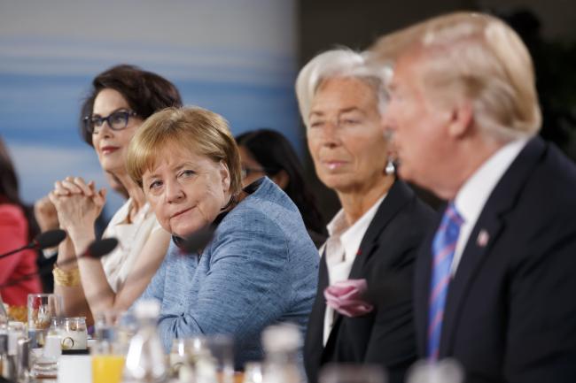 Merkel Calls Out Trump, Citing U.S. Services Surplus With Europe
