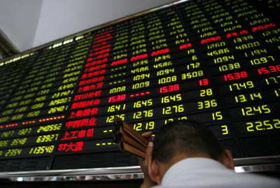 Shanghai stocks surge more than five percent