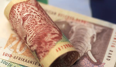 South Africa's rand slips on foreign portfolio outflows