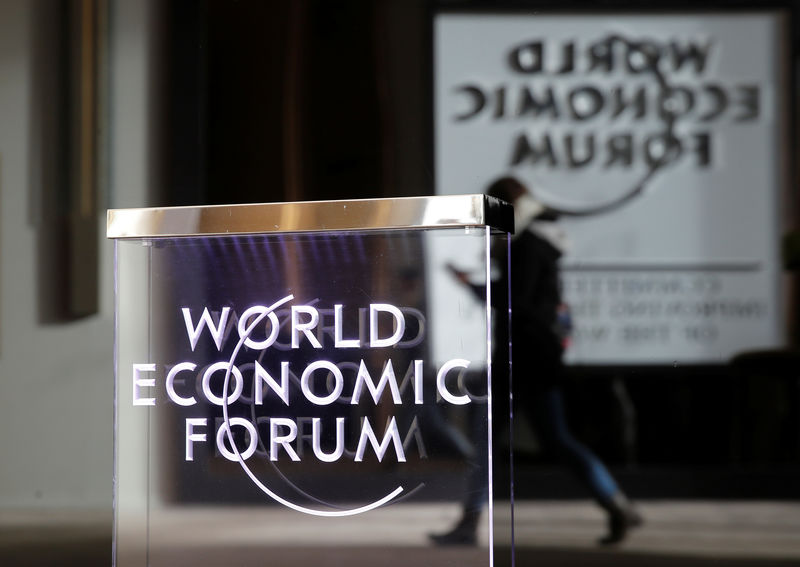 Trade worries sour CEOs' mood as leaders converge on Davos