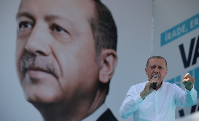 Turkey's Erdogan says interest rates need to fall for investment