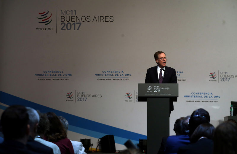 WTO losing trade focus, too easy on some developing nations: U.S.