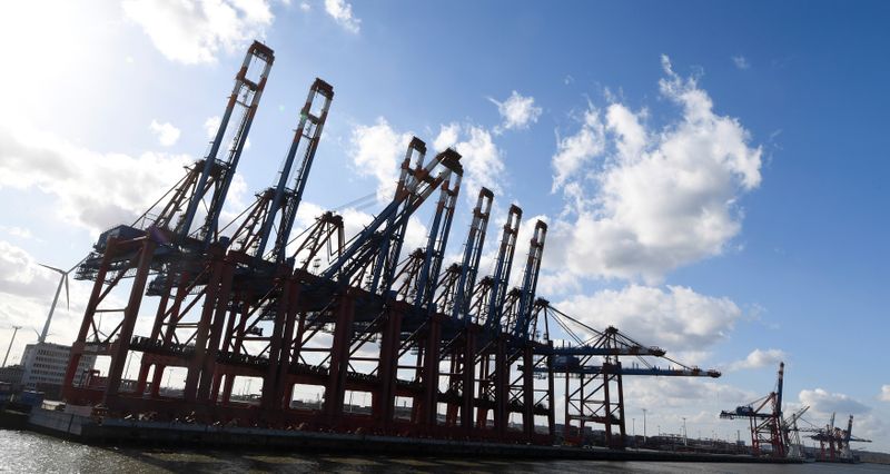 Germany's largest port sees volatile transport chains for rest of year
