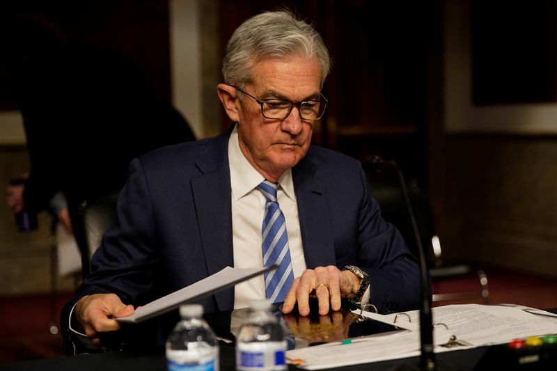 Powell says Fed policy must address range of plausible outcomes