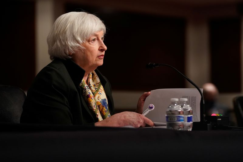 Yellen tells EU's Dombrovskis 'further strong measures' needed on Russia -Treasury