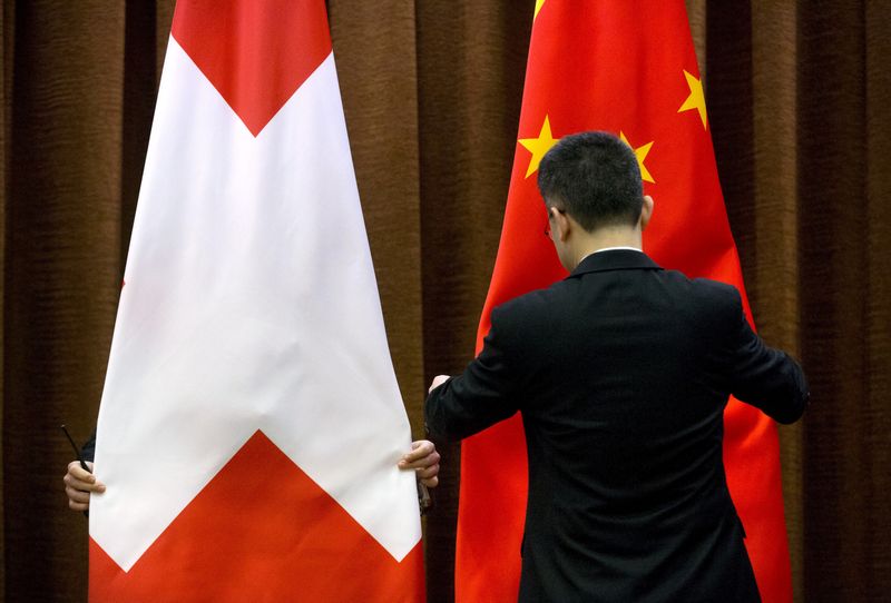 China-Swiss trade talks stall over rights issues - newspapers