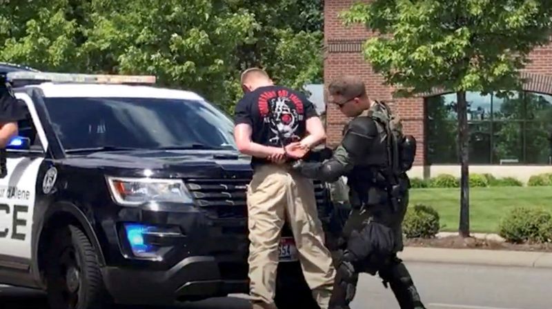Members of white nationalist group charged with planning riot at Idaho pride event