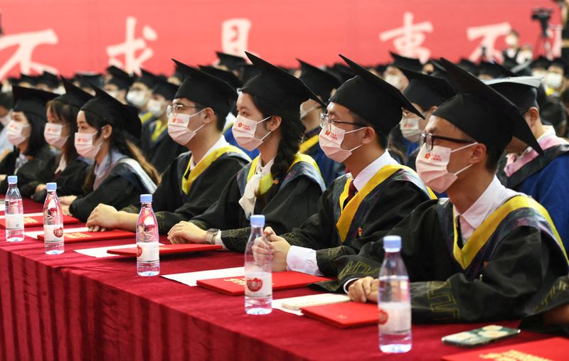 Record numbers of Chinese graduates enter worst job market in decades