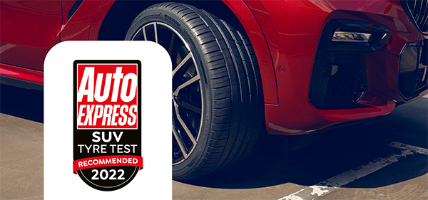 Hankook’s Ventus S1 evo 3 SUV ‘Recommended’ Award in Auto Express 2022 SUV Summer Tyre Test