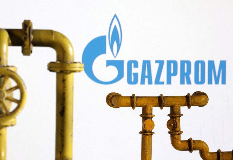 Gazprom says H1 net profit .8 billion, will pay dividends