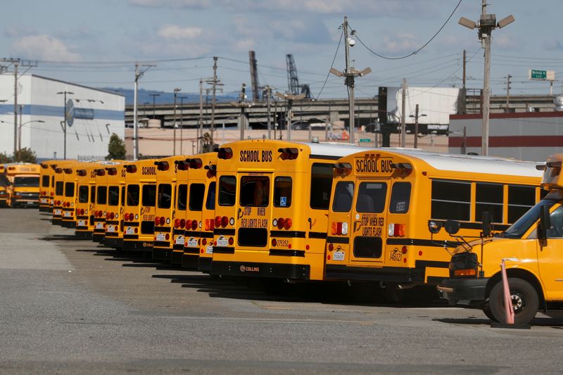 U.S. awards  billion to electrify school bus fleets