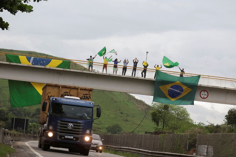 Brazilian court orders roadblocks cleared; Bolsonaro silent on election loss