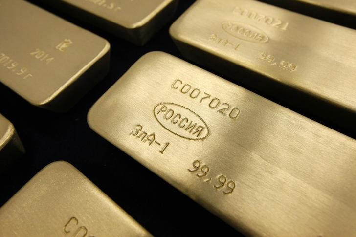 Gold steadies above ,800, Fed comments on inflation awaited