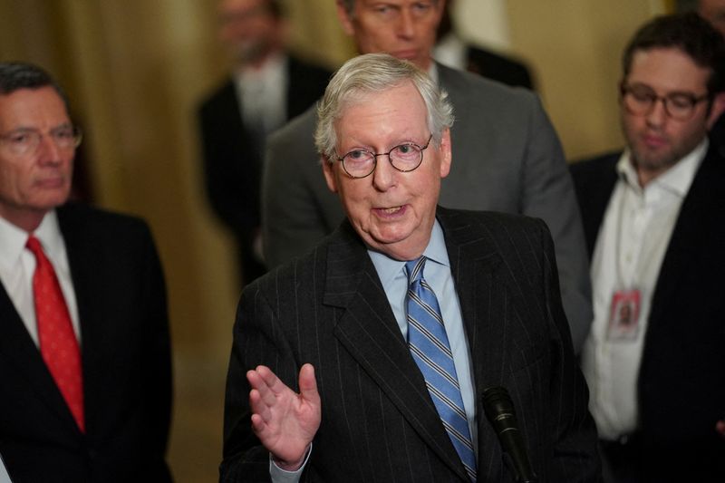 McConnell says short-term U.S. government funding measure likely