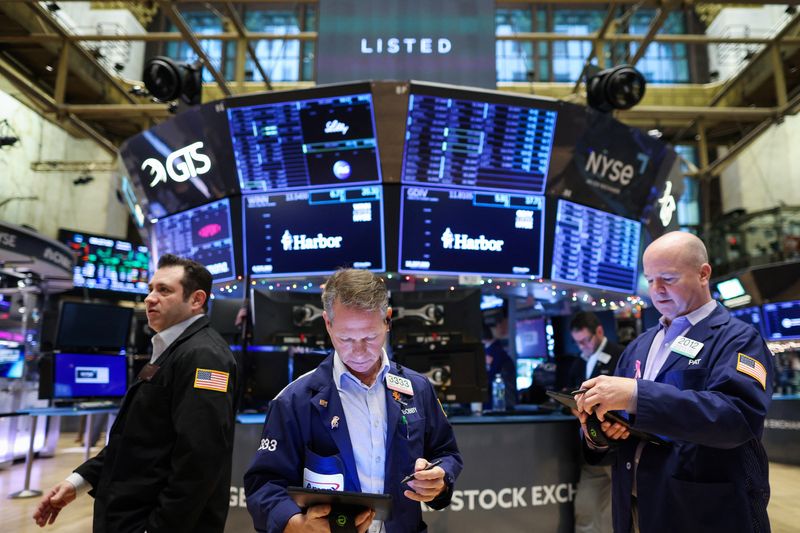 Nasdaq leads gains on Wall Street as interest rate worries ease