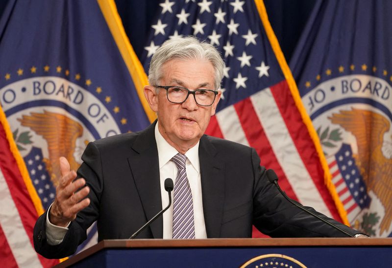 Logs show Fed's Powell in whirlwind of meetings during March banking turmoil