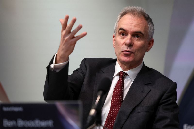 BoE's Broadbent: Rates may have to stay high 'for some time yet'