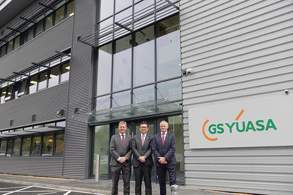GS Yuasa President Cuts The Ribbon on State-of-the-Art Battery Facility at Ignition Park, Swindon