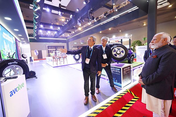 Tyres Pledged at Bharat Mobility Expo