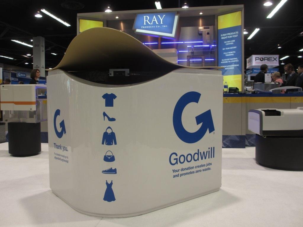 Thermoforming an updated charity bin for the 21st century